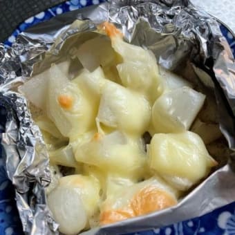 ジャンボニンニクを食す。