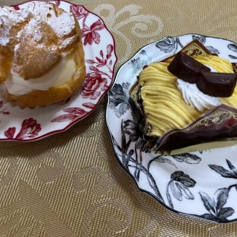 不二家のケーキでティータイム