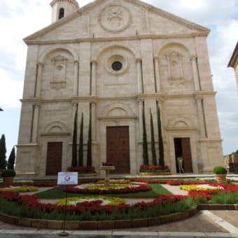 癒しのトスカーナ　オルチャ渓谷　③　世界遺産　Pienza