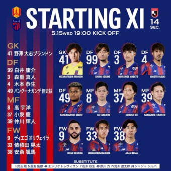 名古屋 vs FC東京【J1リーグ】