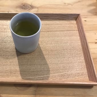ほうじ茶ガトーショコラと煎茶@神南ハウス　SAKUU