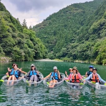 夏の家族旅行～仁淀川・カヤック体験～