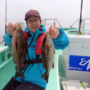 沖釣り、花丸の釣果でした