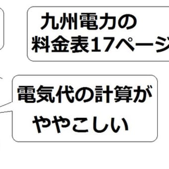 電気代が、また変わりました。