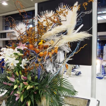 Preparation for New Year's festivities at Narita Airport
