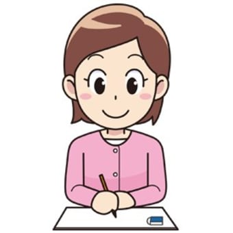 勉強する女の子 無料イラスト素材 イラスト素材図鑑 勉強する女の子 無料イラスト素材 イラスト素材図鑑