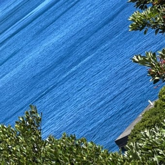 藍ケ江の海✨7月4日(金)🌤️    青ヶ島うっすら見えています🏝️