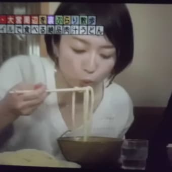 肉汁うどんが名物でつなぁ～