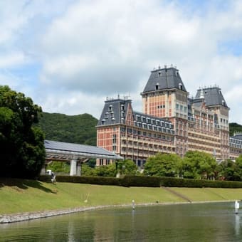 アジサイが･･･見事なホテル