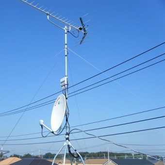 茨城県常総市　地デジＢＳアンテナ工事