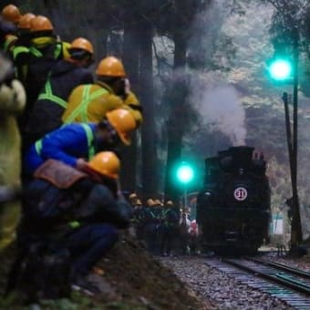 阿里山鉄道、開業107周年 日本統治時代の蒸気機関車撮影会
