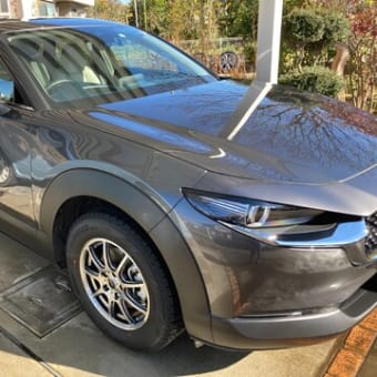 CX-30 スタッドレスに履き替え