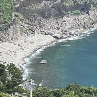 藍ケ江の海✨7月6日(日)☁️霧で真っ白⇨🌤️