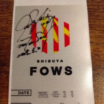 Tokyo Shibuya FOWS Live 終わりました！