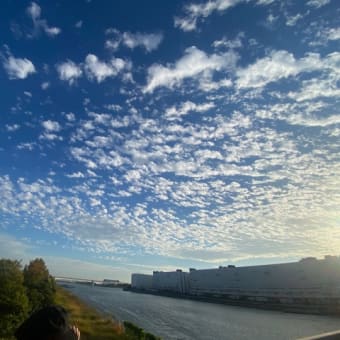 青い空と白い雲☁️♪