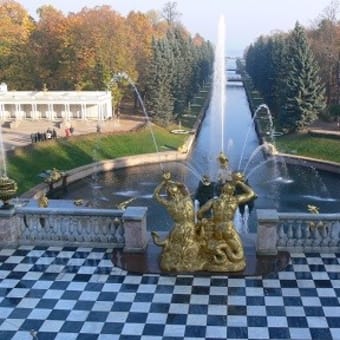 ロシア旅行（１）ペテルゴフ宮殿