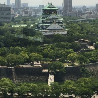 初めて見た大阪城