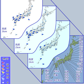 北東気流　山梨県内の影響は東部富士五湖止まり（8月10日の事例）