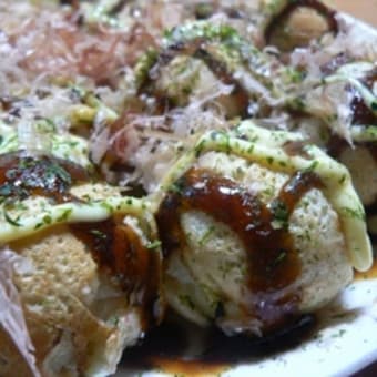 今日のおやつマドレーヌ＆夜はたこ焼き