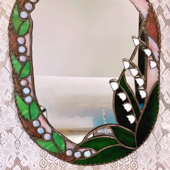 ⭐️Uさんのスズランの鏡が出来ました⭐️