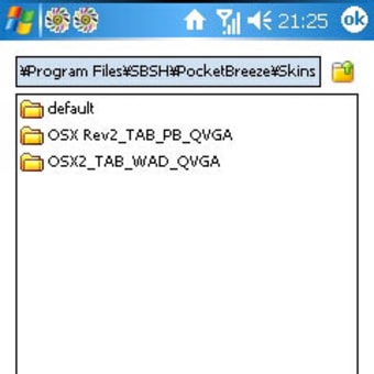 X01HTのPocketBreezeをMac OS風にしてみたら