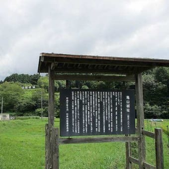 「新城作手のお城と御城印⑥」亀山城と御城印