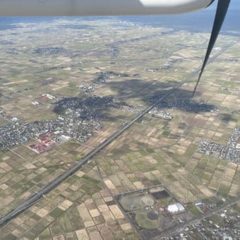 新潟へ自転車担いで空の旅