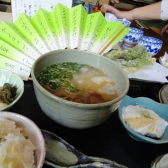 山中塗と筍
