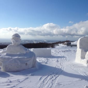 市民雪像ゆきまつりinだんパラ1日目