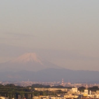 日の出と富士山