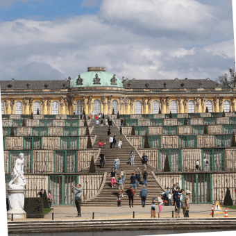 🇩🇪　王様の宮殿がある庭園にきました。
