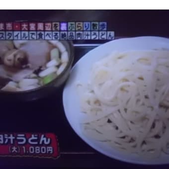 肉汁うどんが名物でつなぁ～