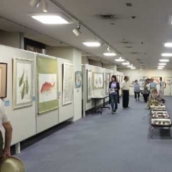 猛暑の中「東洋魚拓 拓正会展」を見る