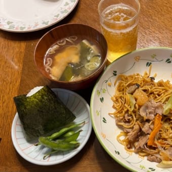 6月27日（金）休養と焼きそば作り