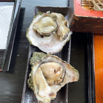 岩牡蠣を食べに