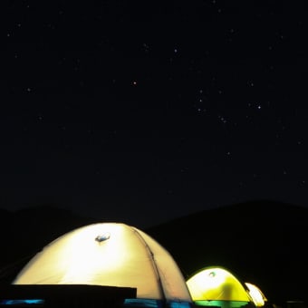 三俣山ダイレクトルンゼからのテント泊