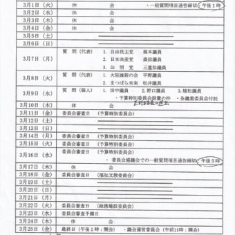 28日から令和4年市議会第1回定例会が始まります