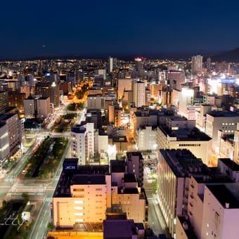 札幌夜景〜テレビ塔一周