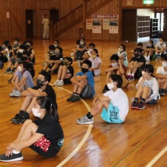 夏休み前集会が行われました。