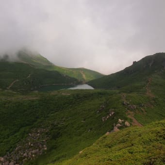 九重連山　中岳　梅雨明けした夏のくじゅう　2014.07.21