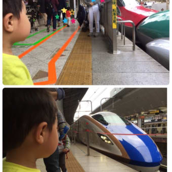 東京駅に入場