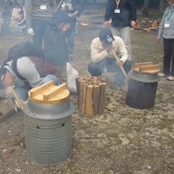 「薪割、羽釜でご飯炊き、パンづくり」参加者募集中