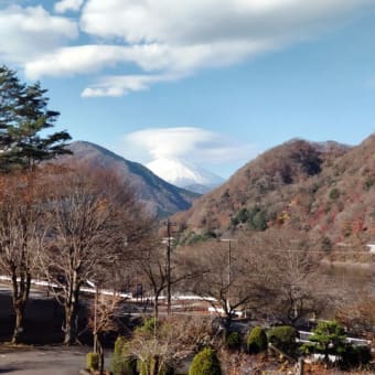 今朝の富士山