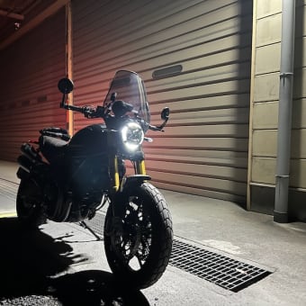スクランブラー1100、2000ｋｍ超えました