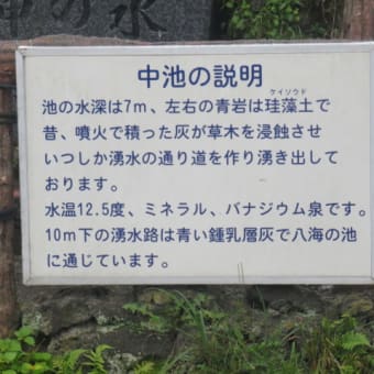 2016年10月4日　火曜日　忍野八海④　ノーベル賞おめでとうございます。
