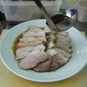 烏龍茶と豚肉