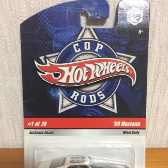 1/64　1969 Mustang　[MATTEL    HOT WHEELS  Cop RODS Series]