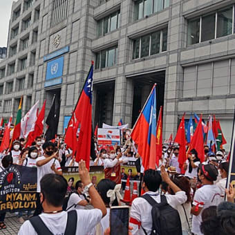 在日ミャンマー人ら2000人が国連大学～渋谷一周デモ