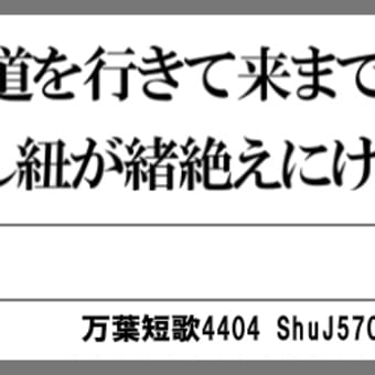 万葉短歌4404　難波道を4077