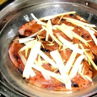 『蒸しキンメの中華風ソース』 と 『大根とキンメダイのカブト鍋』